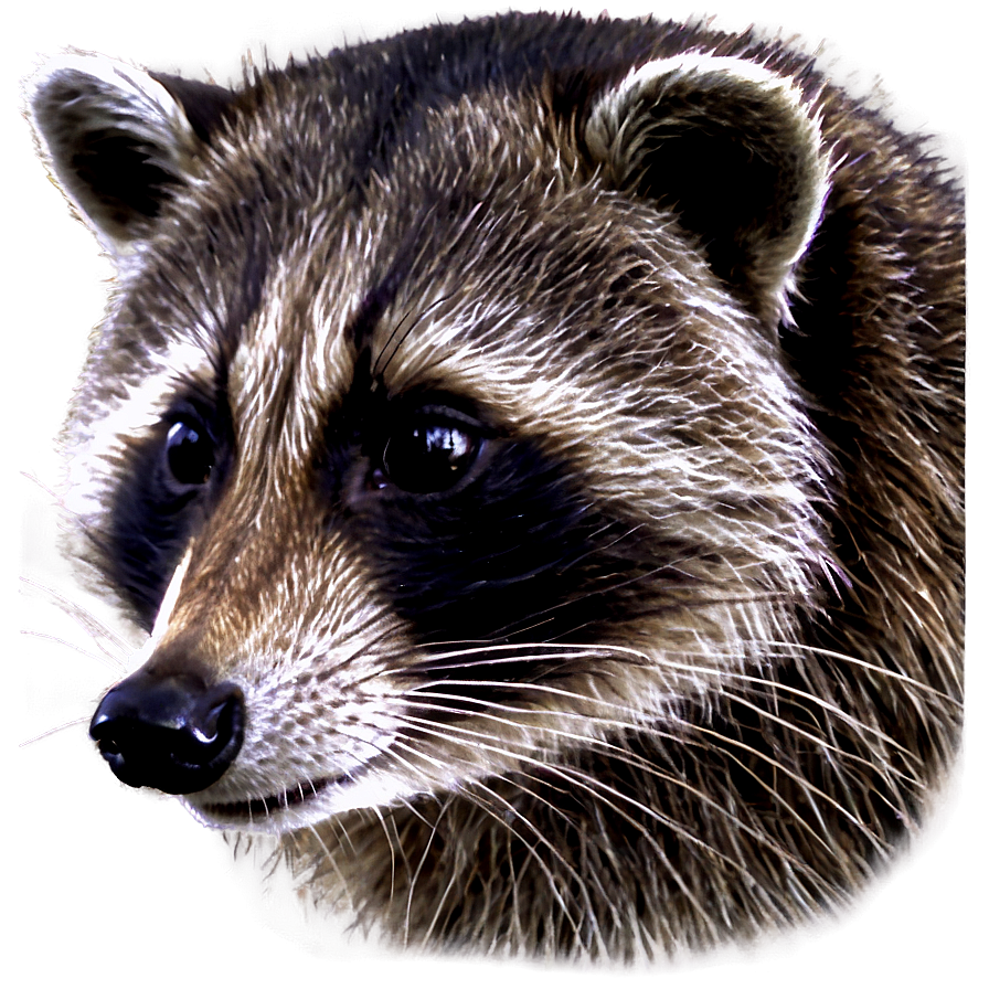 Black And White Raccoon Png Lbk65