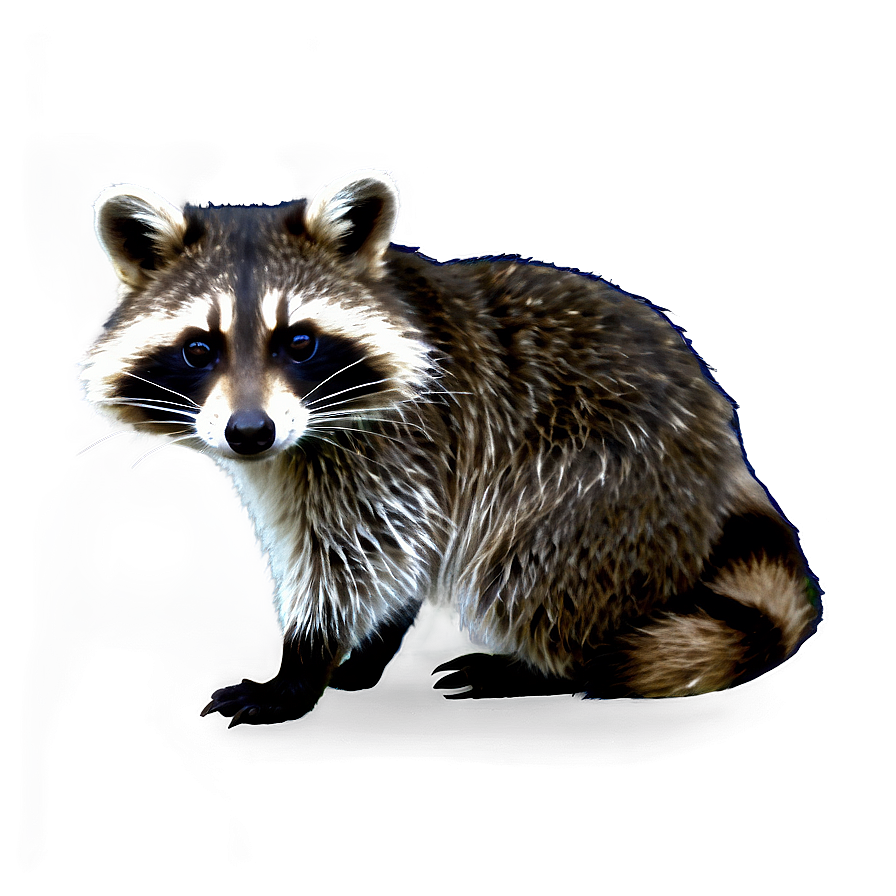 Black And White Raccoon Png Vvm