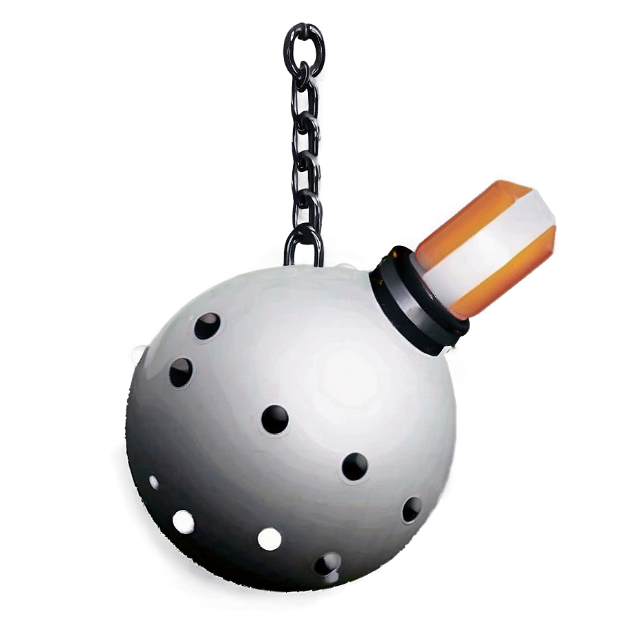 Black And White Wrecking Ball Png 06112024