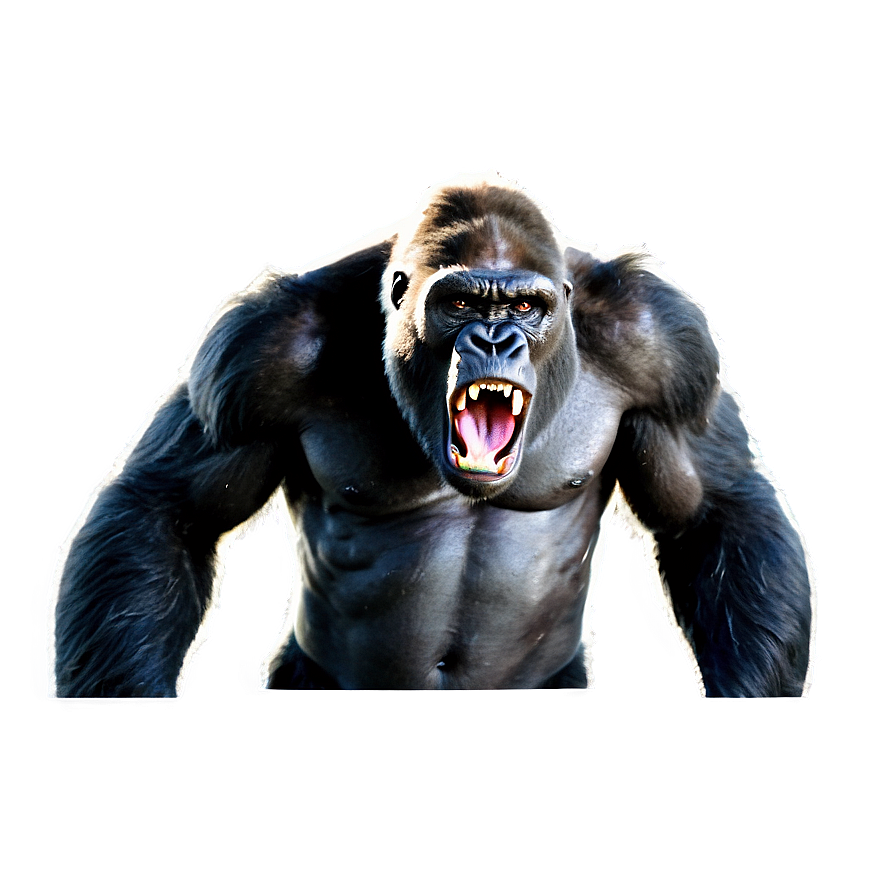 Black Angry Gorilla Png Ntp