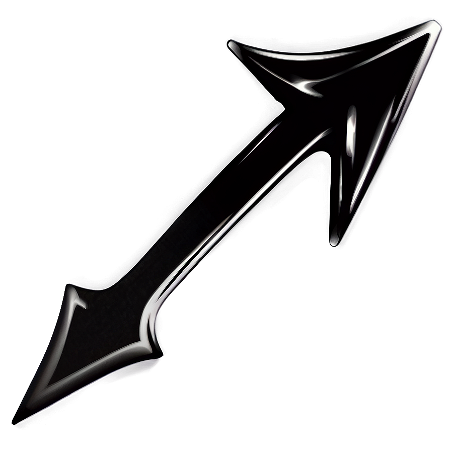 Black Arrow Pointer Png Uyr