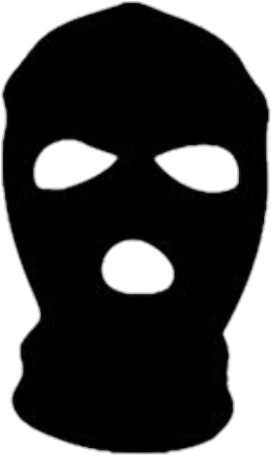 Black Balaclava Ski Mask