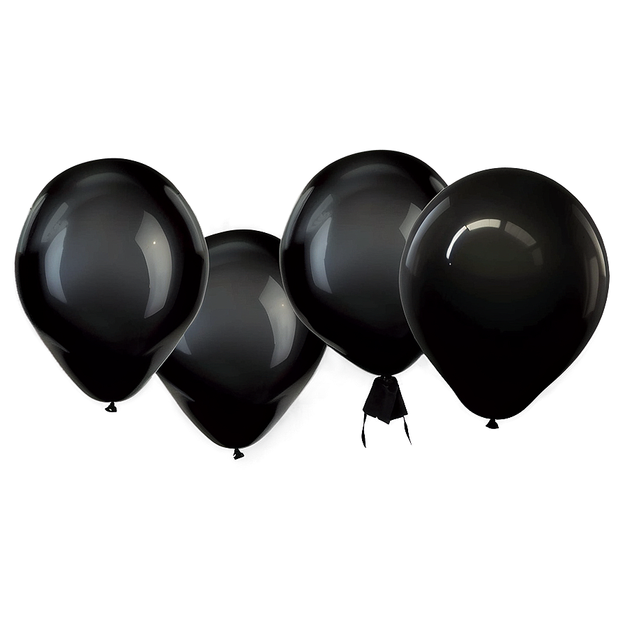 Black Balloons Png Pvo77