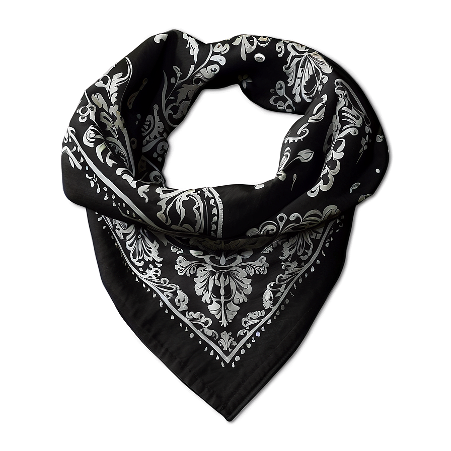 Black Bandana Design Png 06122024