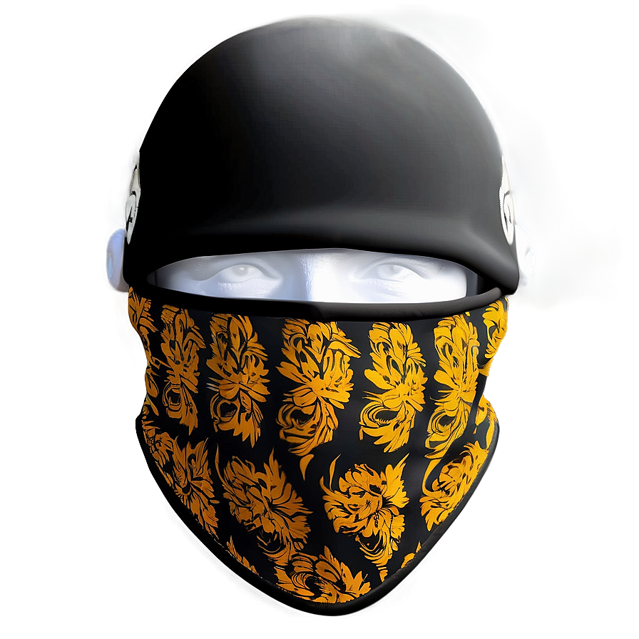 Black Bandana Helmet Liner Png Jiy