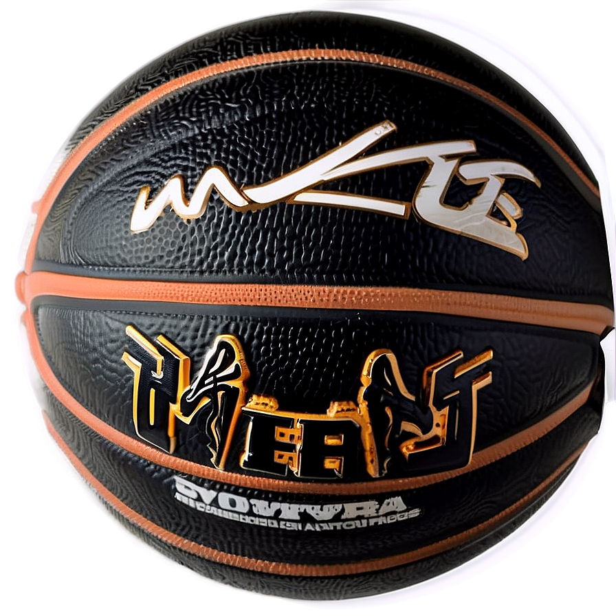 Black Basketball With Gloss Finish Png 8