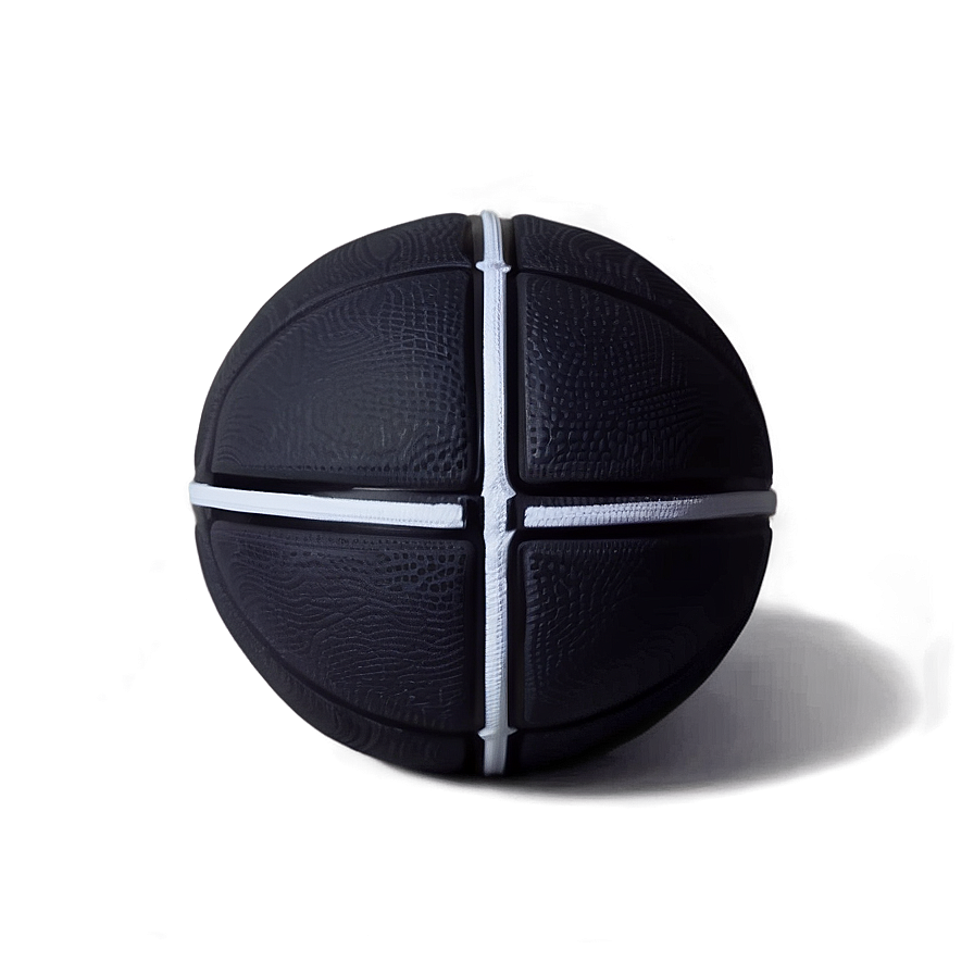 Black Basketball With Space Theme Png 6