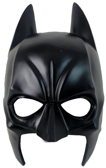 Black Batman Mask Costume Accessory