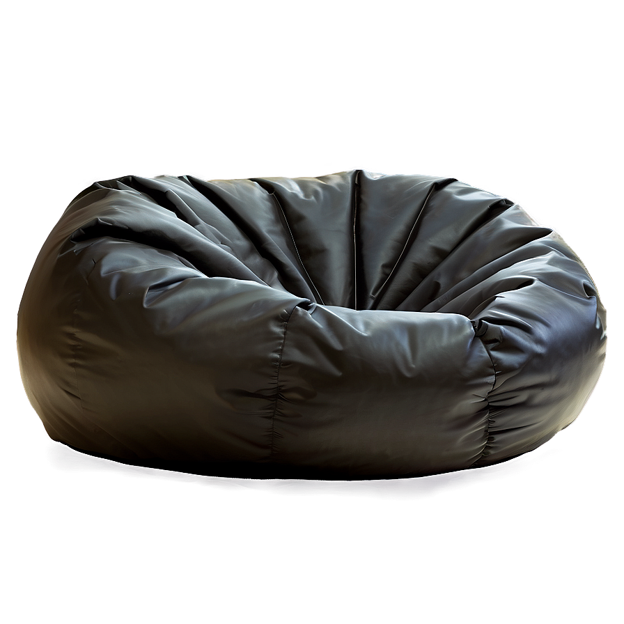 Black Bean Bag Chair Png 06132024