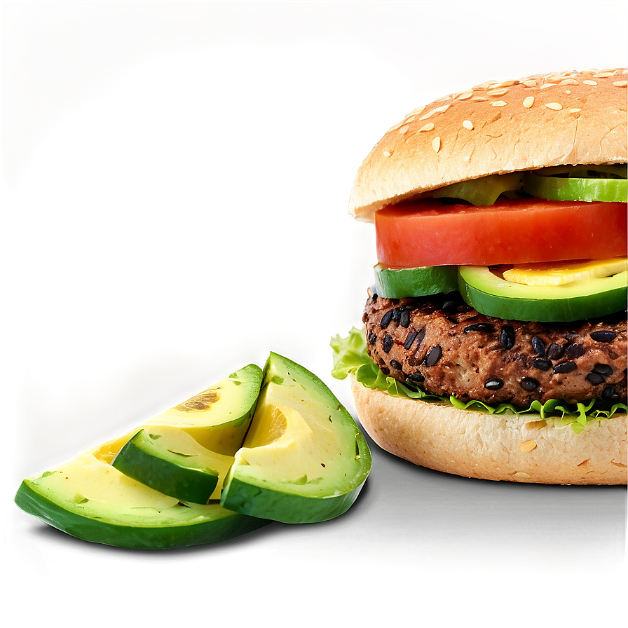 Black Bean Burger Png Arp