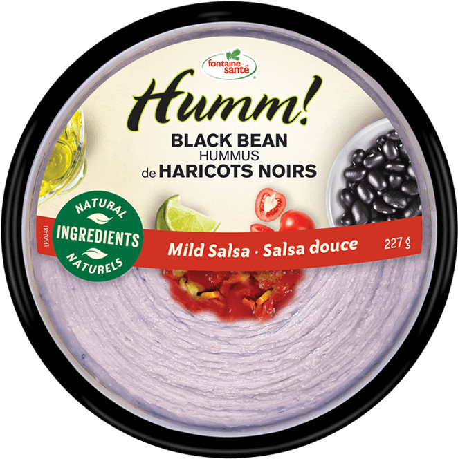 Black Bean Hummus Container