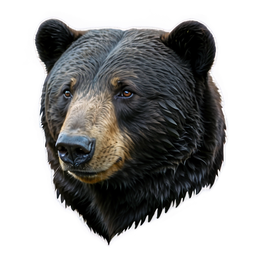 Black Bear Head Png Ftv80