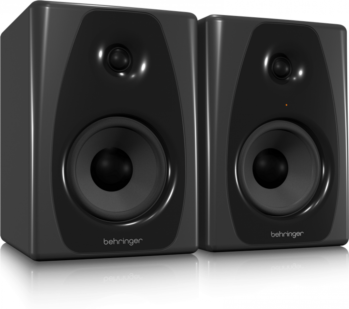 Black Behringer Studio Monitors