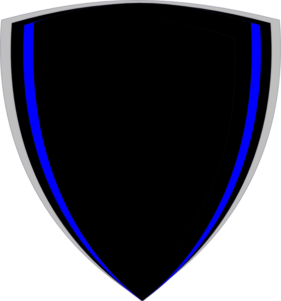 Black Blue Shield Design