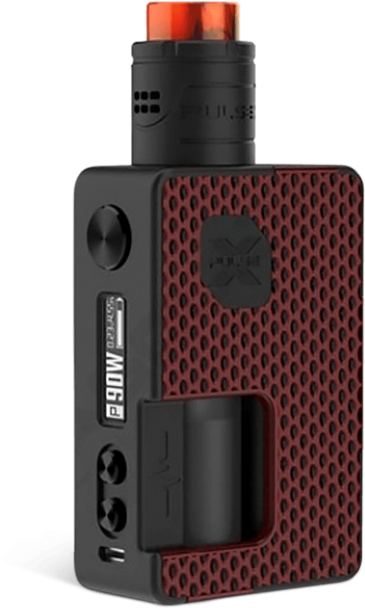 Black Box Vape Modwith Red Details