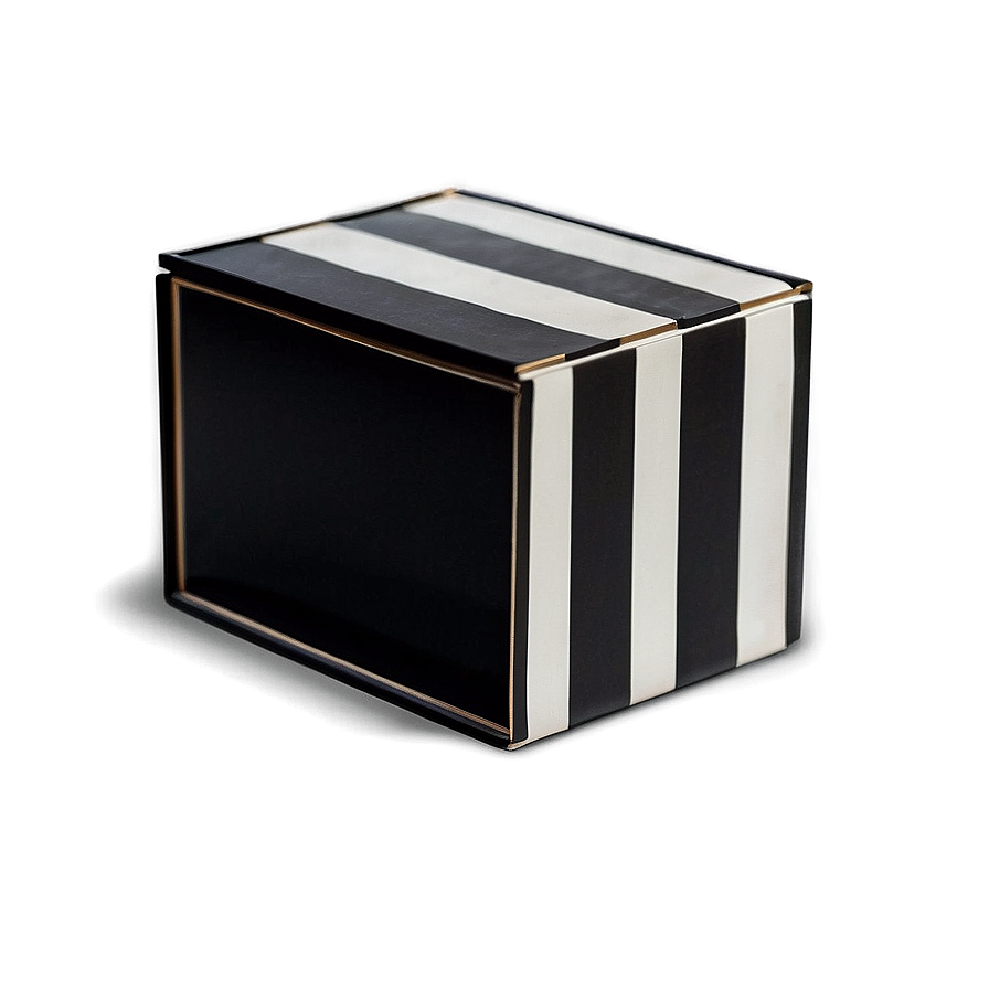 Black Box With Stripes Png Qis