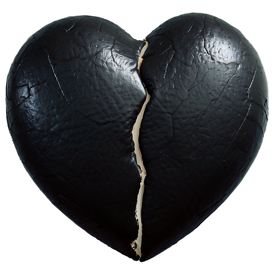 Black Broken Heart Png Cbt