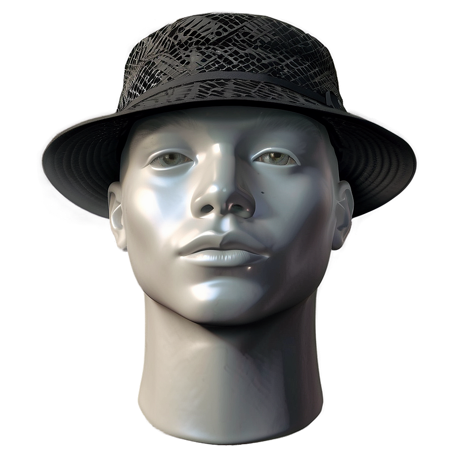 Black Bucket Hat Png Ats