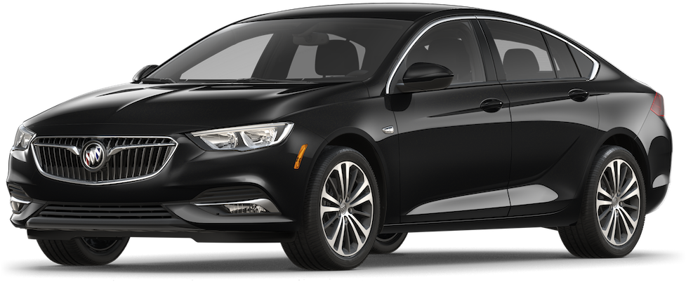 Black Buick Sedan Profile View