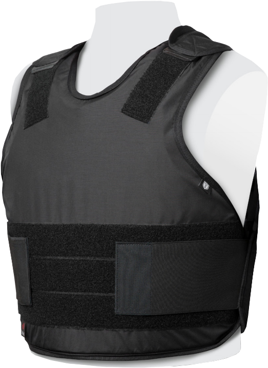 Black Bulletproof Vest