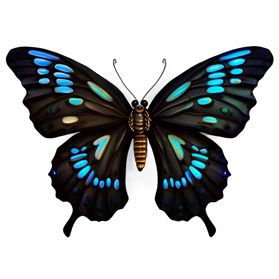 Black Butterfly Fantasy Png Vlp34