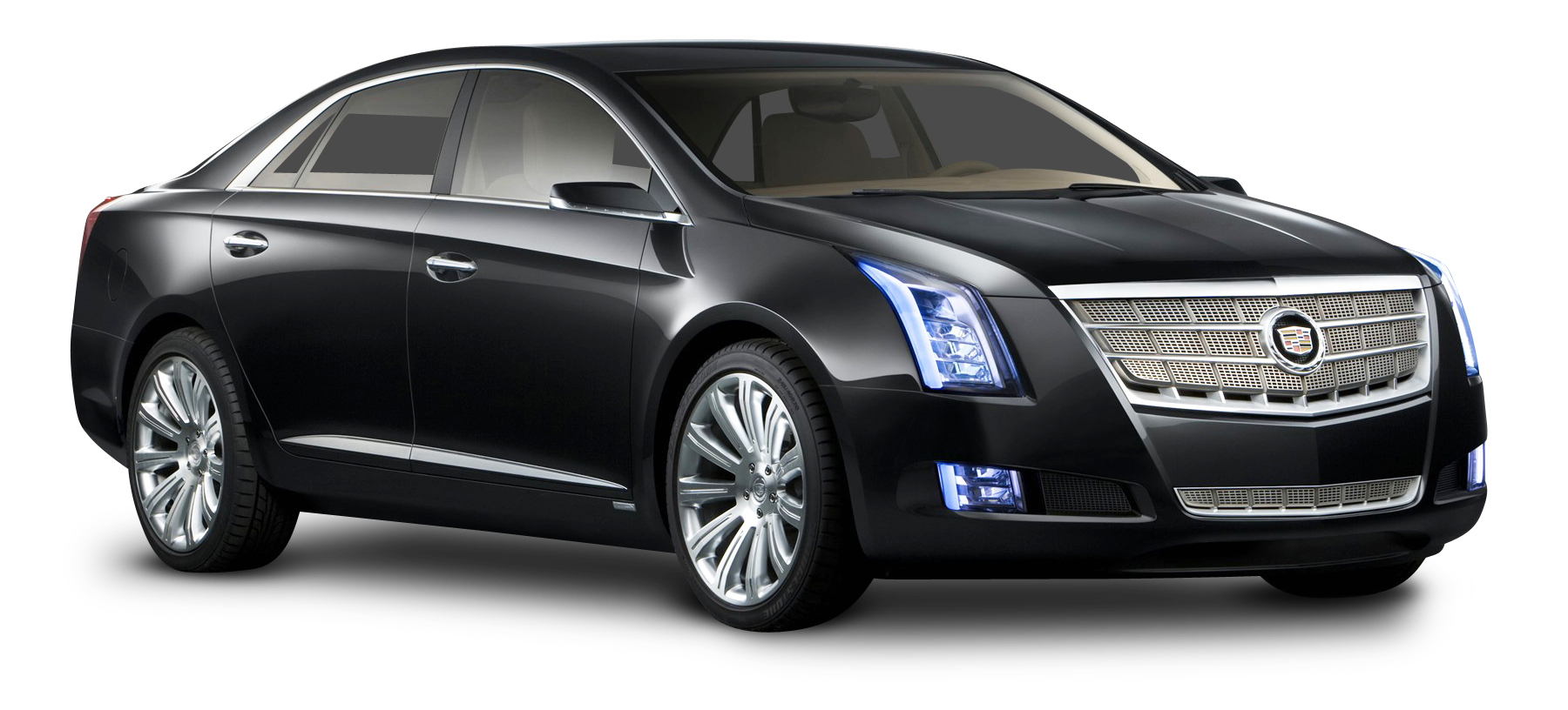 Black Cadillac Sedan Luxury Car