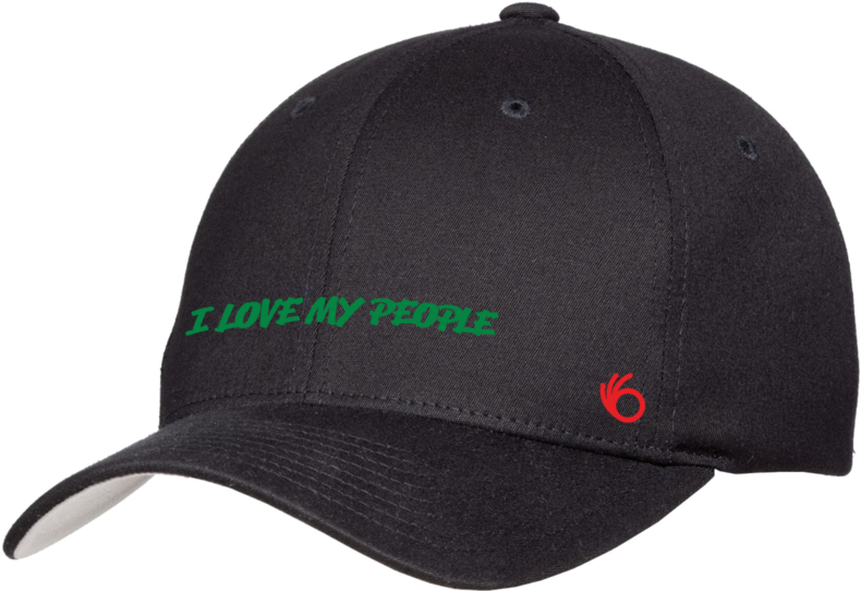 Black Cap Love My People Design