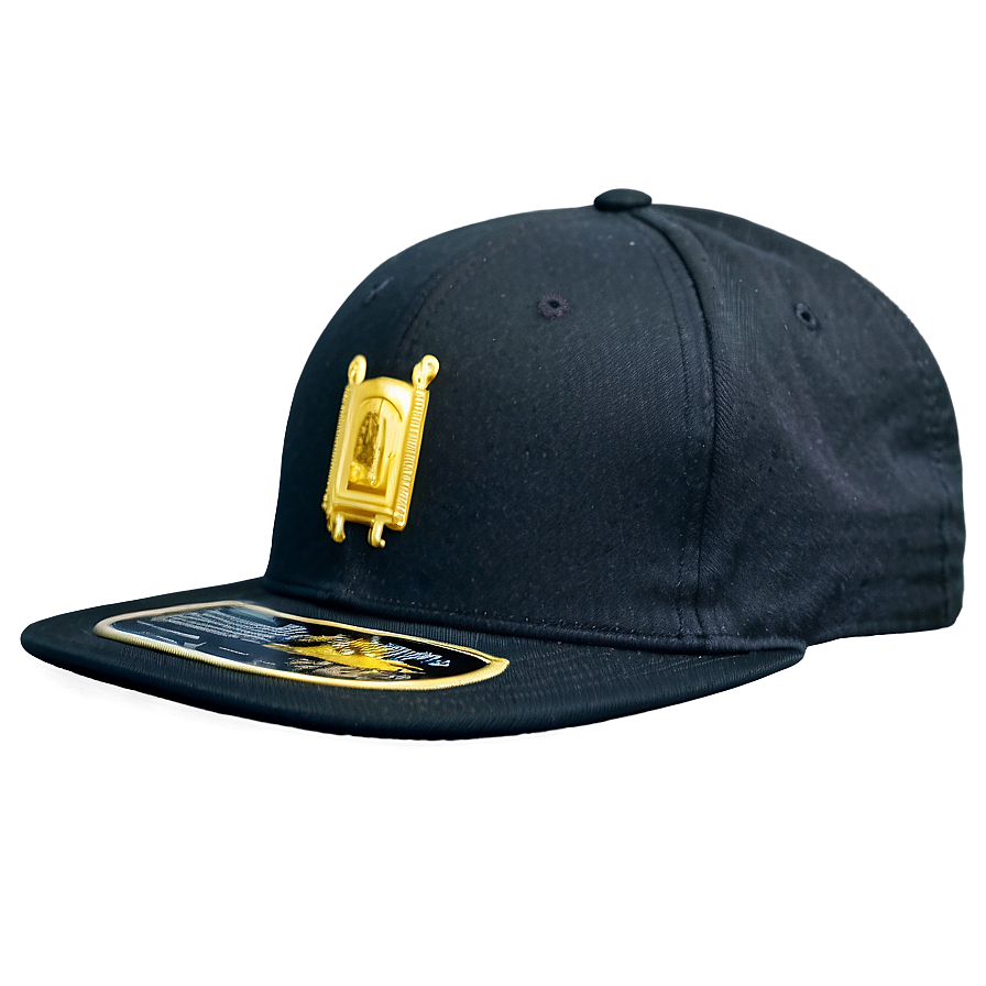 Black Cap With Strapback Png 62