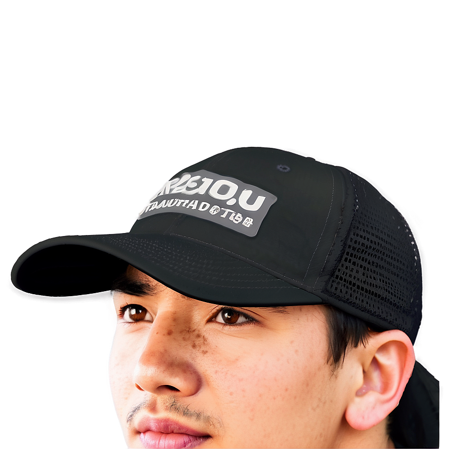 Black Cap With Uv Protection Png 57