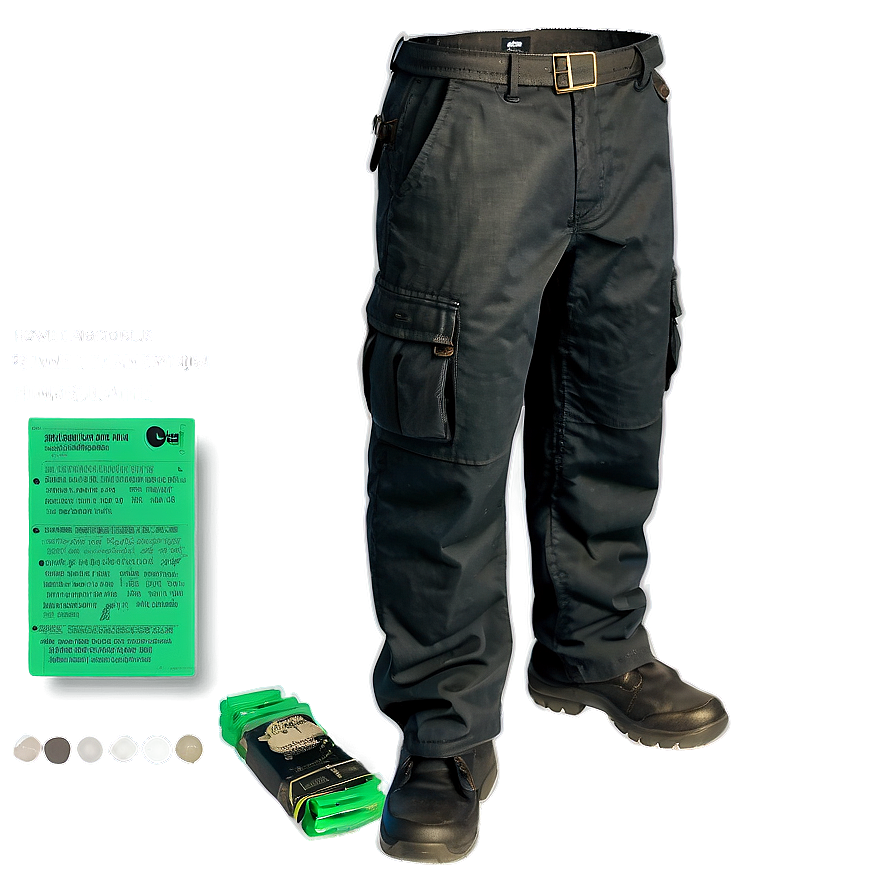 Black Cargo Pants Png 85