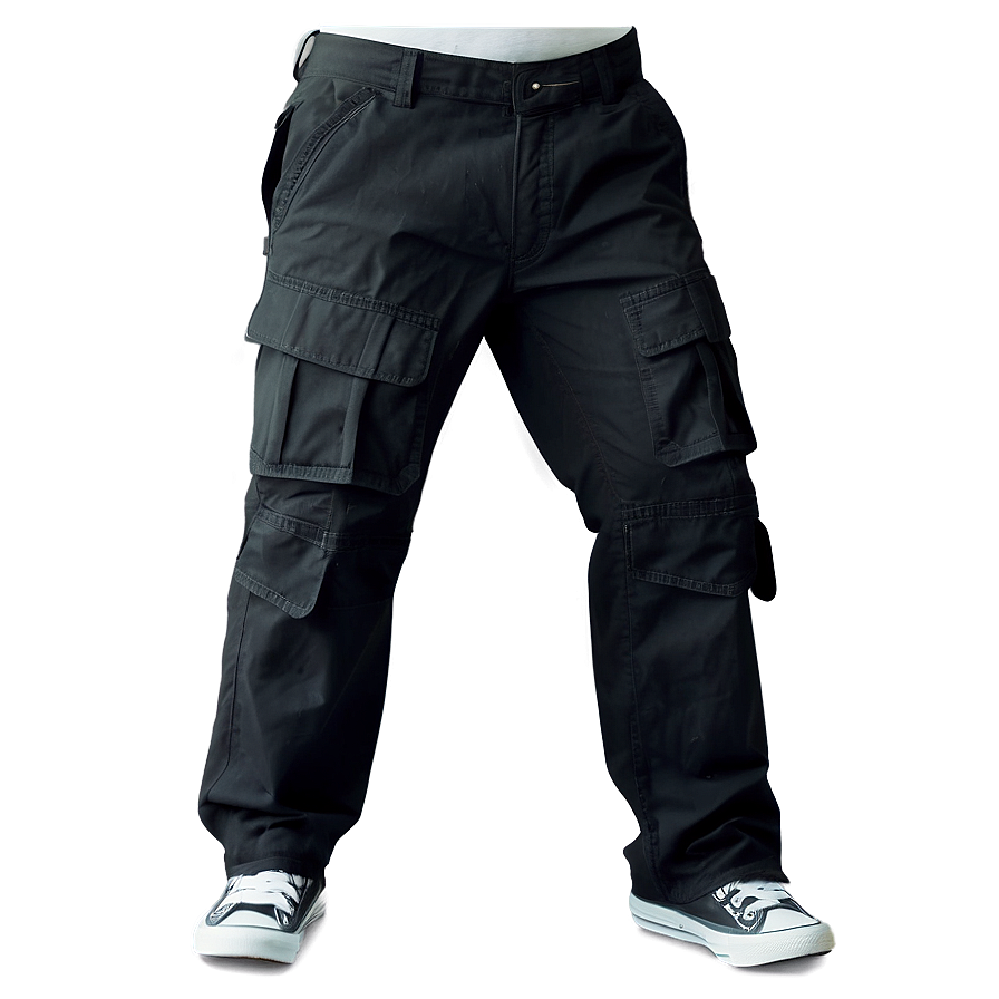 Black Cargo Pants Png Hrr