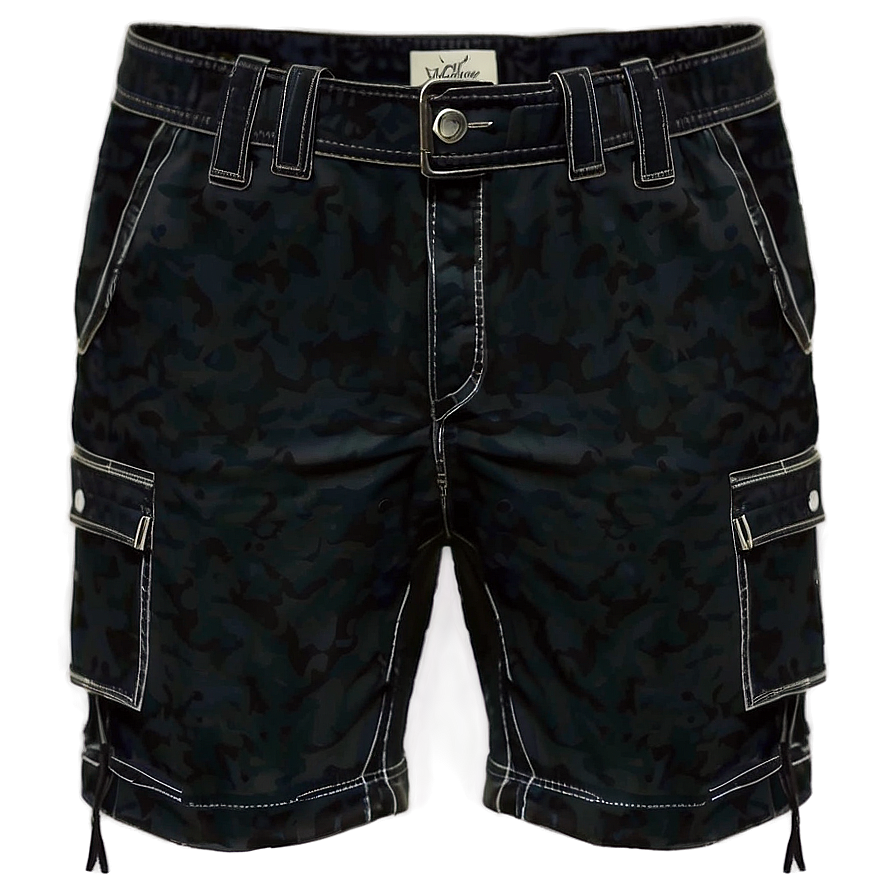 Black Cargo Shorts Png 92