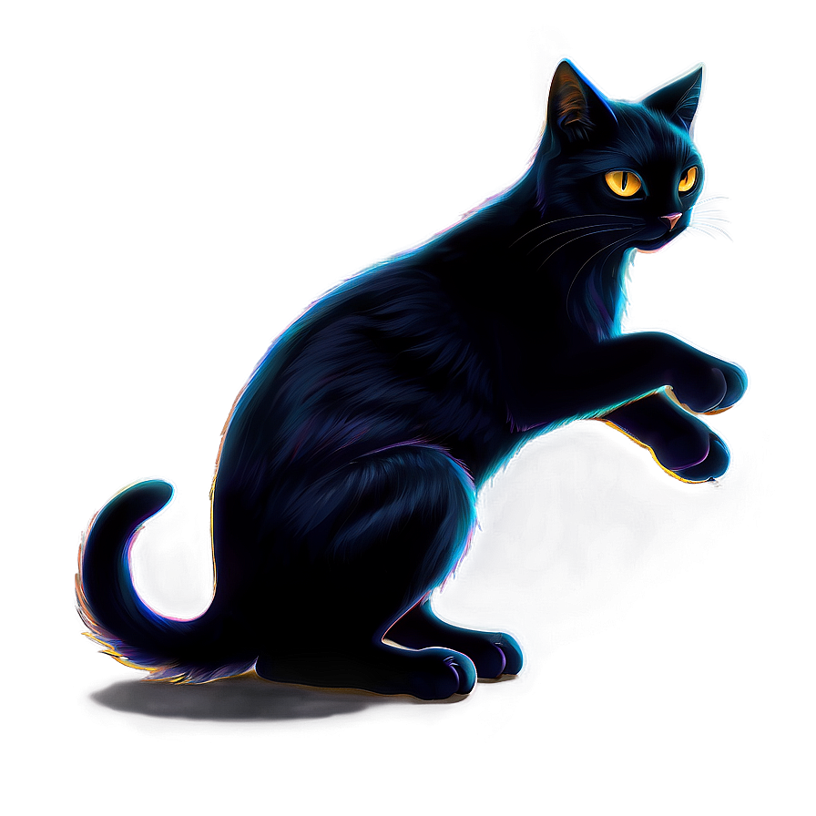 Black Cat Clipart Png 12