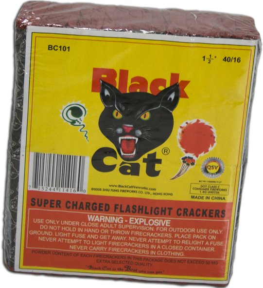 Black Cat Firecrackers Pack