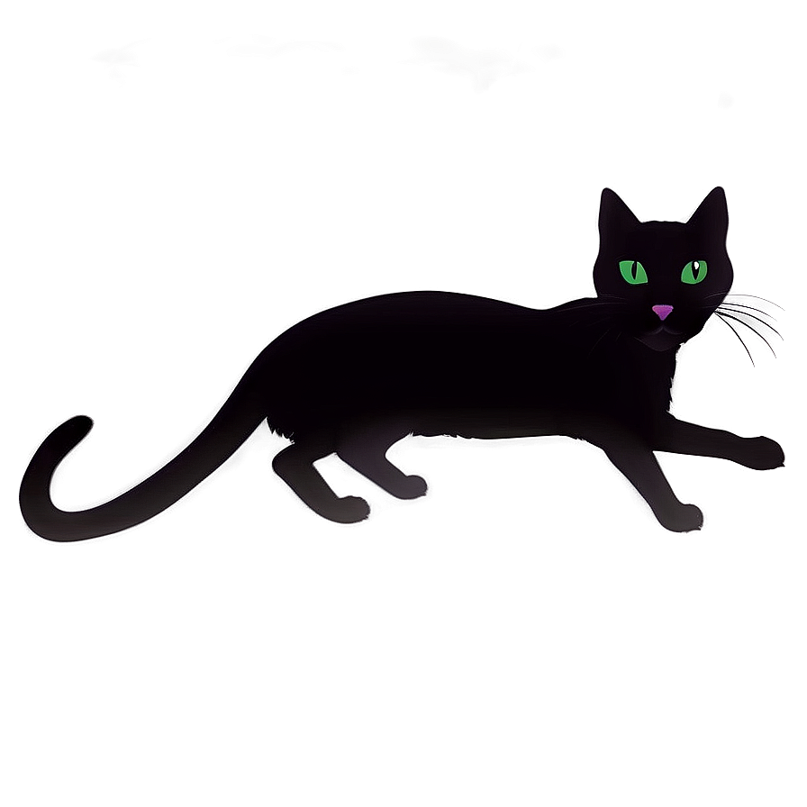 Black Cat Silhouette Png 37