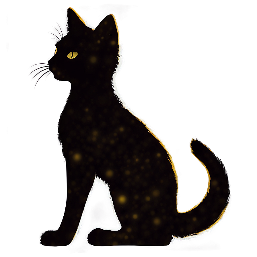 Black Cat Silhouette Png 38