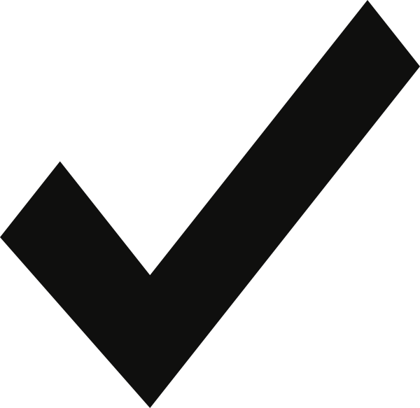 Black Check Mark Symbol