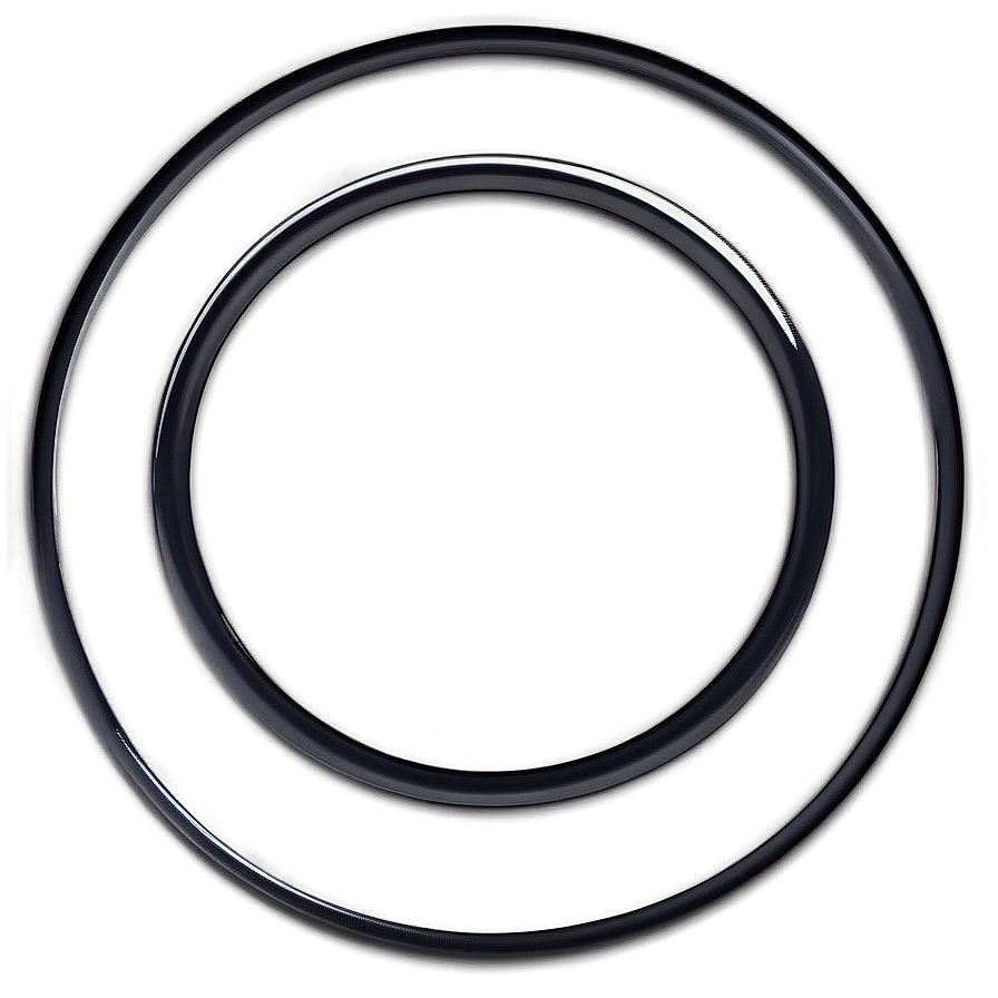 Black Circular Design Png 05252024