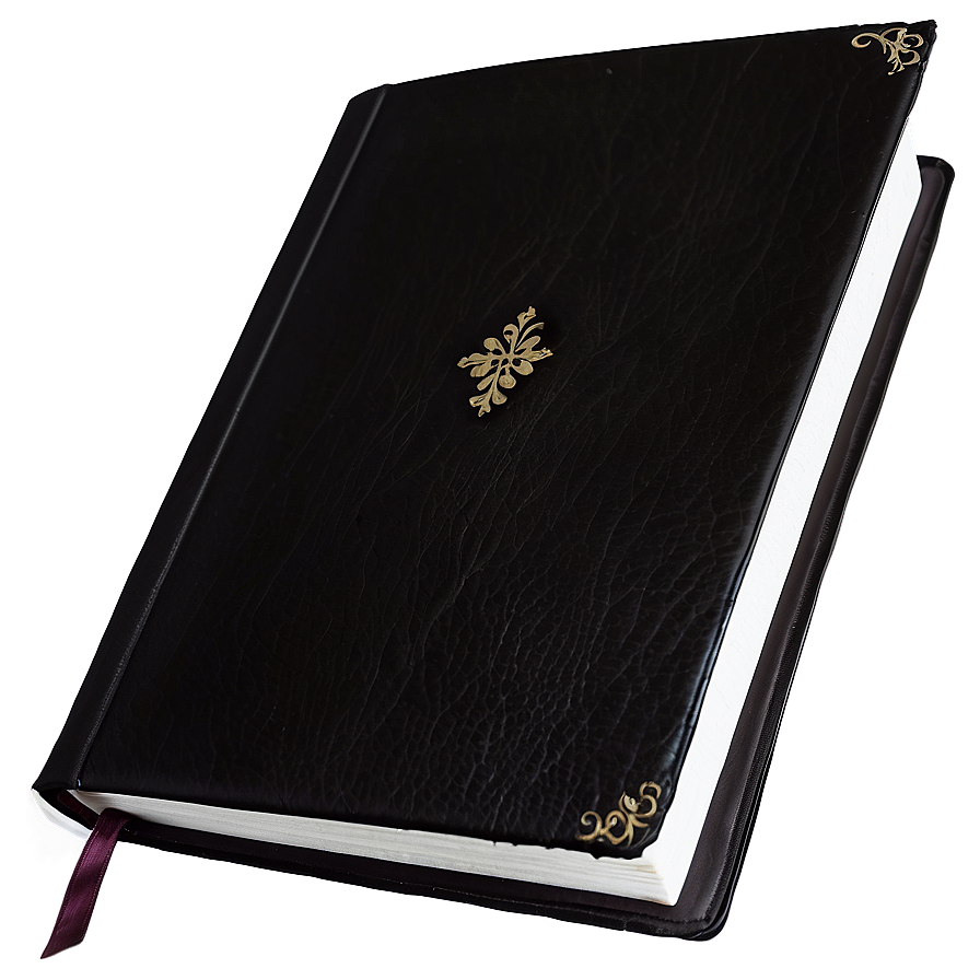 Black Closed Book Png 37