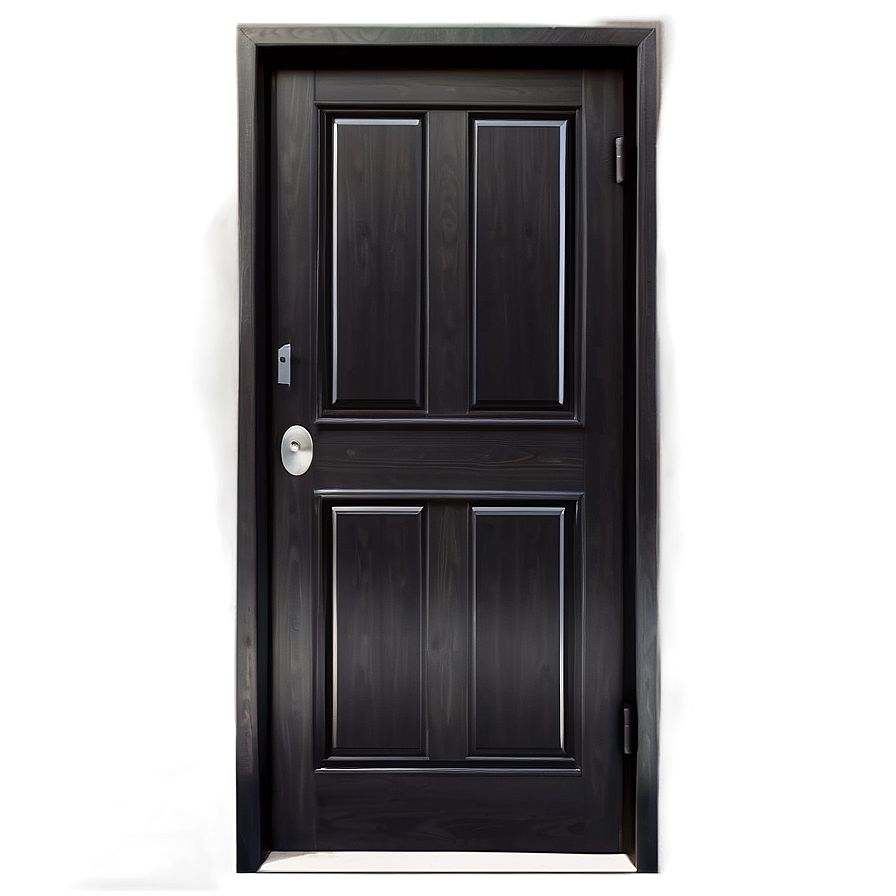 Black Closed Door Photo Png 06292024