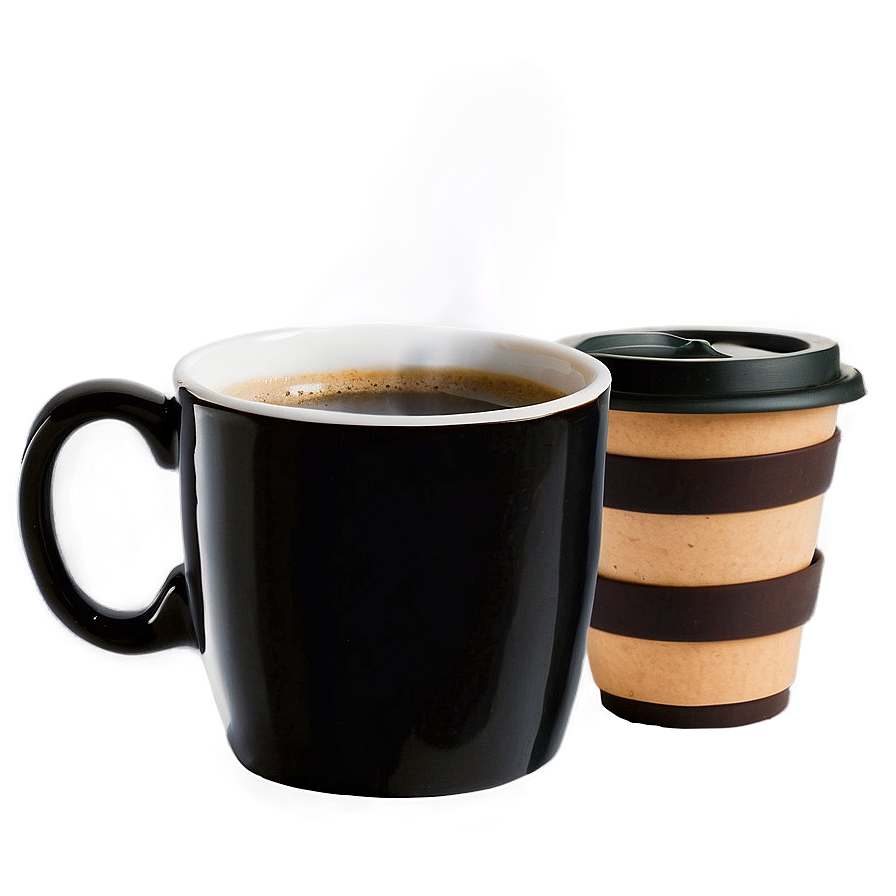 Black Coffee In Hand Png 06292024