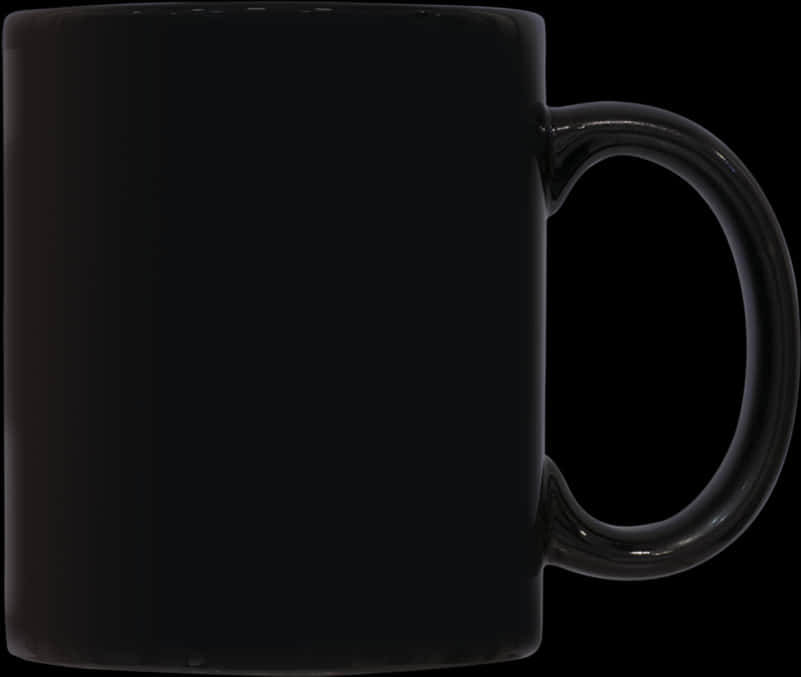 Black Coffee Mugon Dark Background