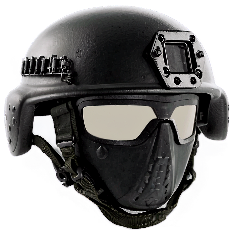 Black Combat Helmet Png 06262024