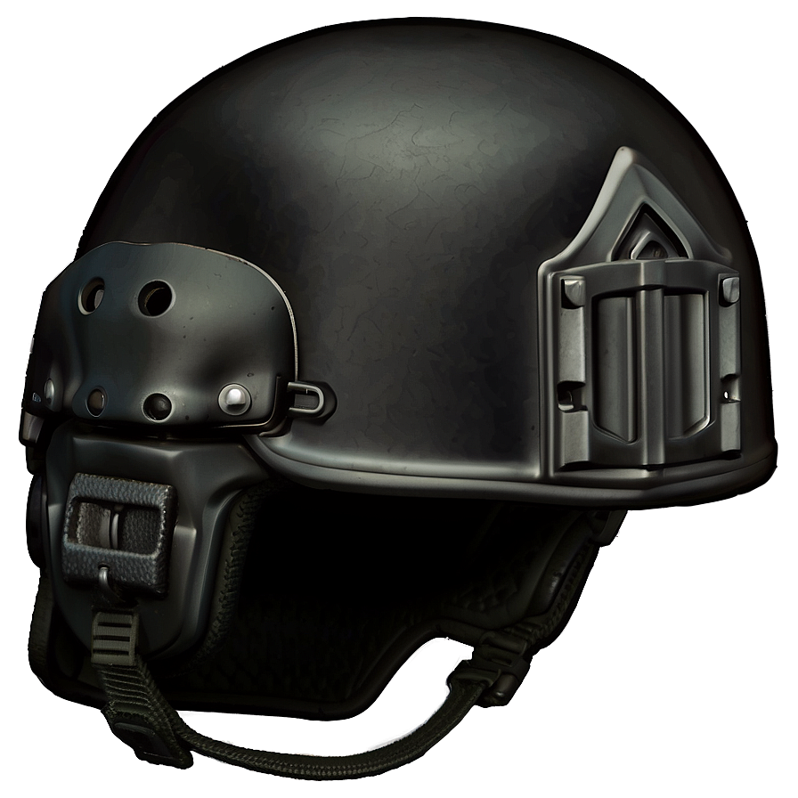 Black Combat Helmet Png 06262024