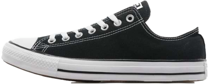 Black Converse Sneaker Side View