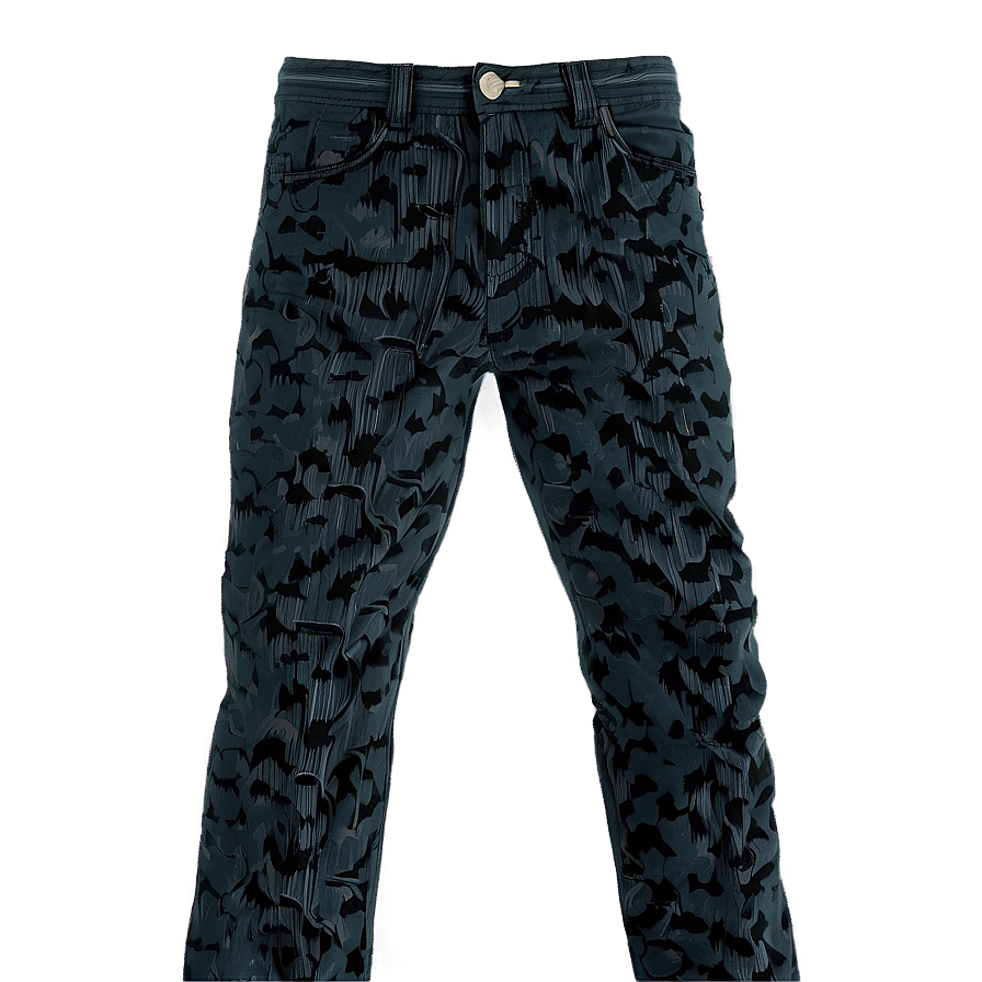 Black Corduroy Pants Png 06212024