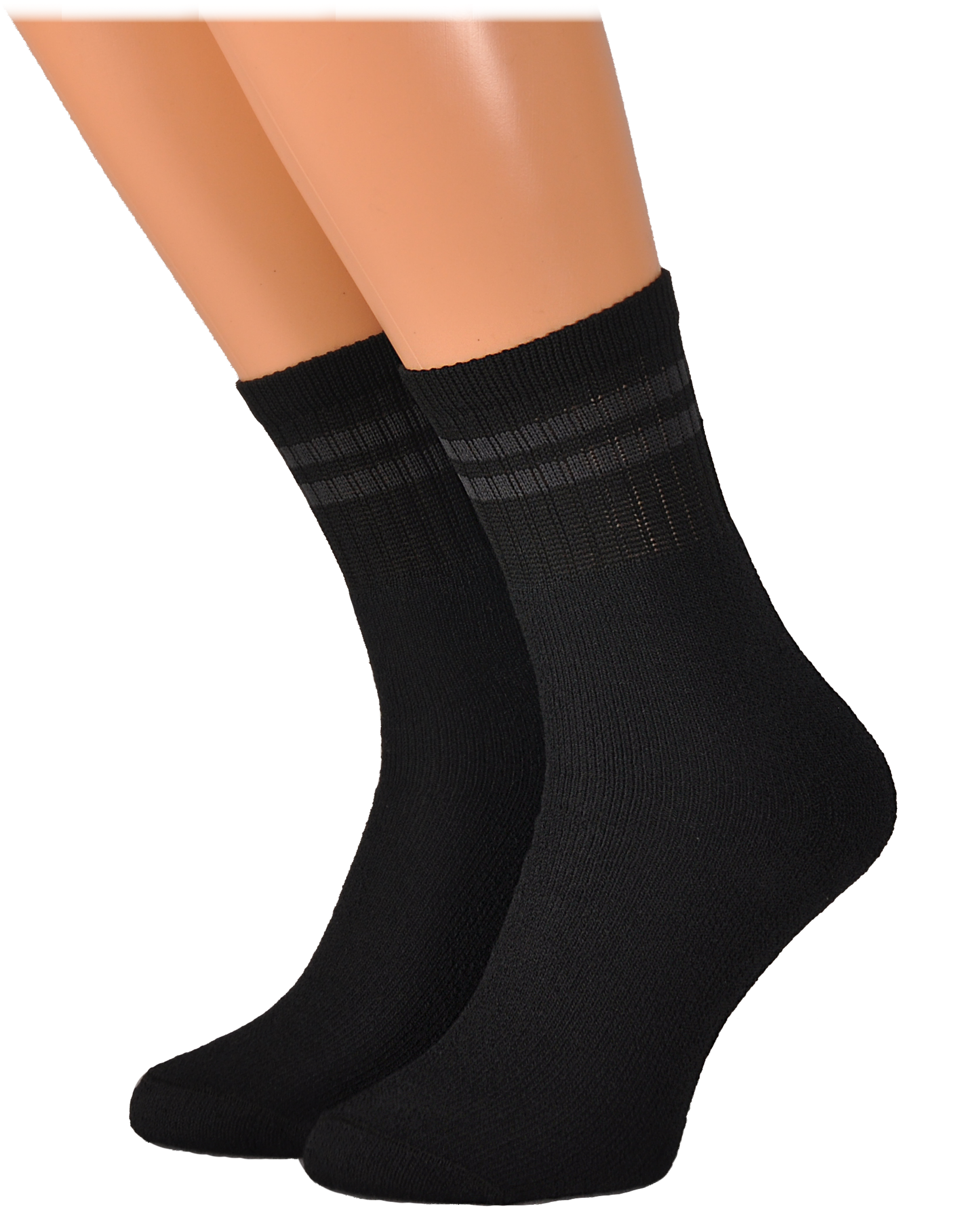 Black Crew Socks Product Photography