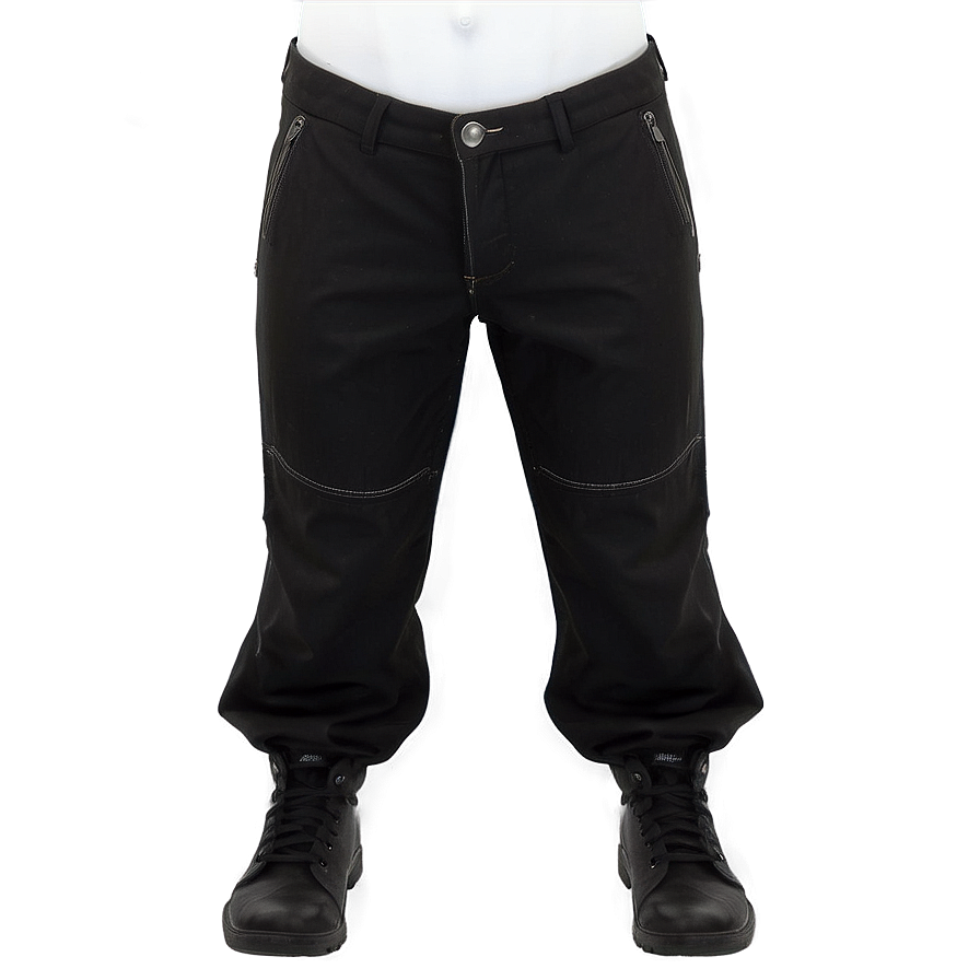 Black Cropped Pants Png Ikq