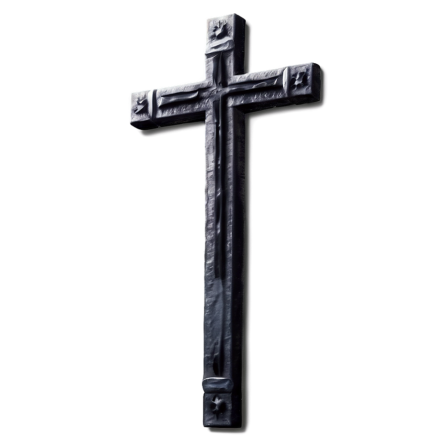 Black Cross Silhouette Png Vhm