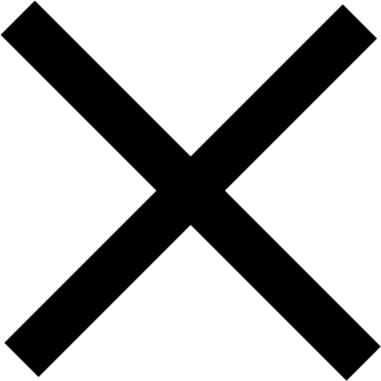 Black Cross Symbol